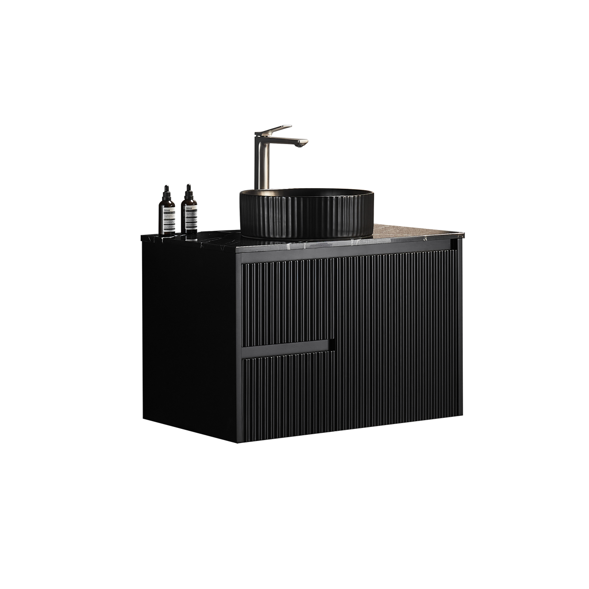 Brindabella Wall Hung PVC Cabinet 750mm (Matte Black)