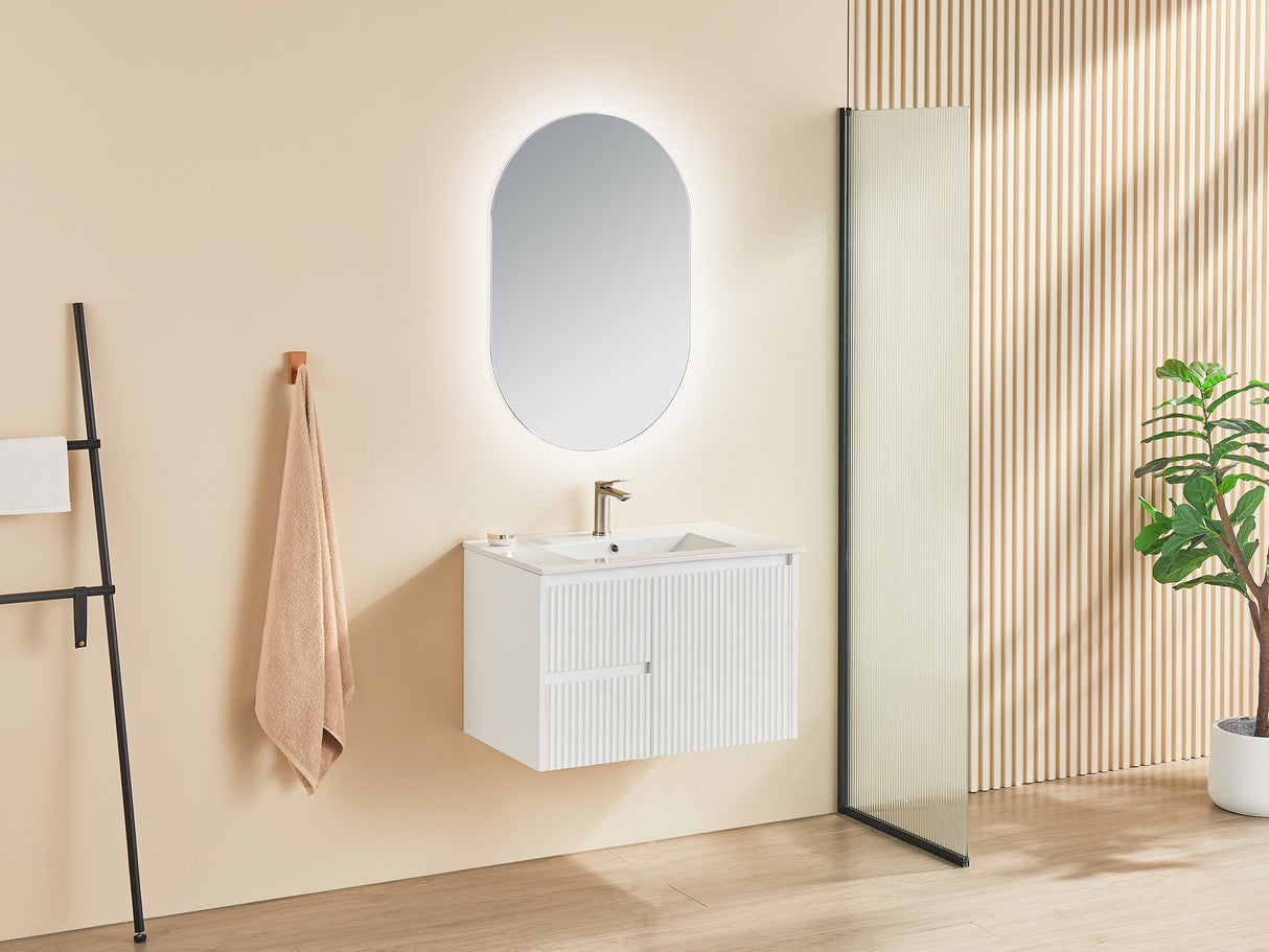 Brindabella Wall Hung PVC Cabinet 750mm (Matte White)