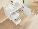 Brindabella Wall Hung PVC Cabinet 750mm (Matte White)