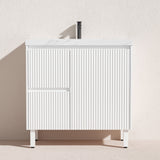 Brighton Freestanding PVC Vanity 900mm (Matte White)