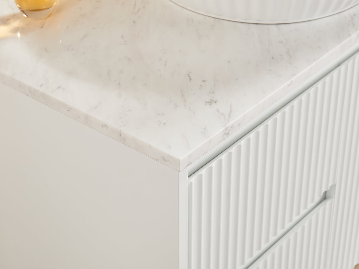 Brindabella Wall Hung PVC Cabinet 900mm (Matte White)