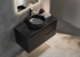 Brindabella Wall Hung PVC Cabinet 900mm (Matte Black)