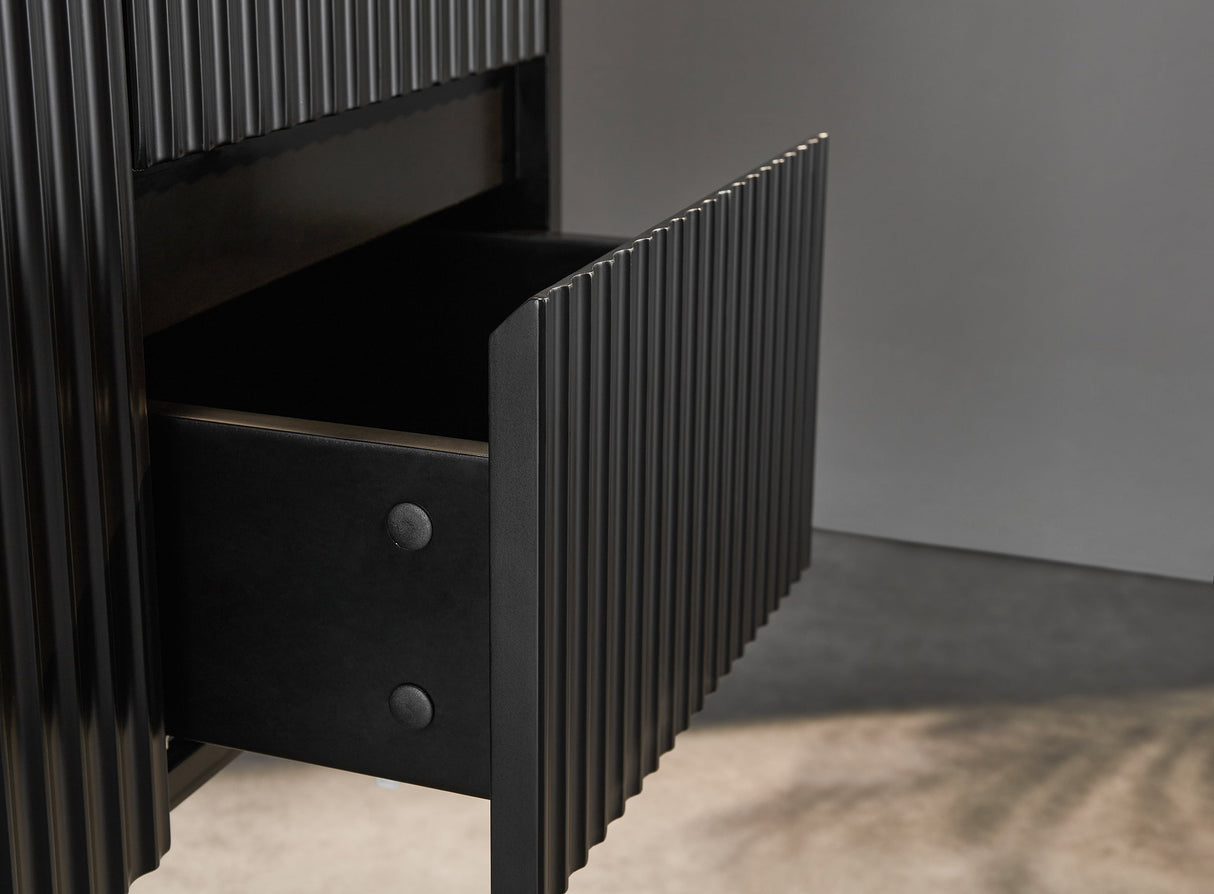 Brindabella Wall Hung PVC Cabinet 900mm (Matte Black)