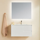 Brindabella Wall Hung PVC Cabinet 900mm (Matte White)