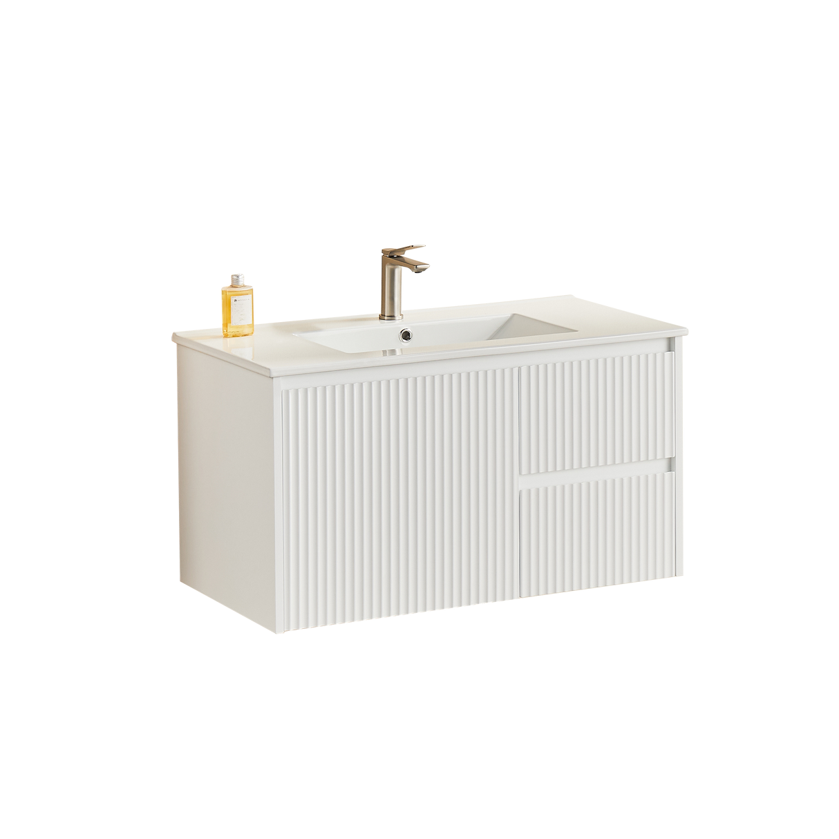 Brindabella Wall Hung PVC Cabinet 900mm (Matte White)