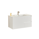 Brindabella Wall Hung PVC Cabinet 900mm (Matte White)
