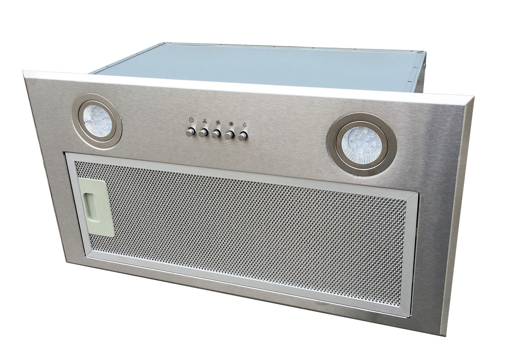 Concealed Black Rangehood - 700mm