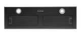 Concealed Black Rangehood - 900mm