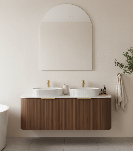 CETO ARTIS-S Wall Hung Vanity Walnut 
