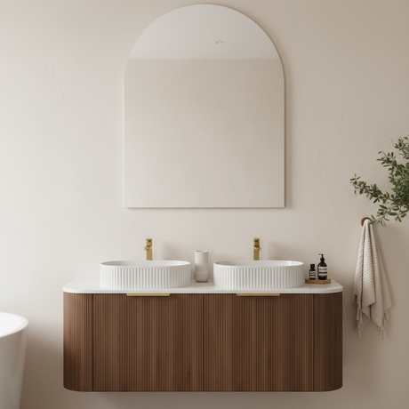 CETO ARTIS-S Wall Hung Vanity Walnut 