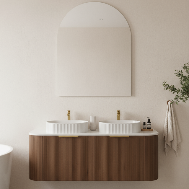 CETO ARTIS-S Wall Hung Vanity Walnut 