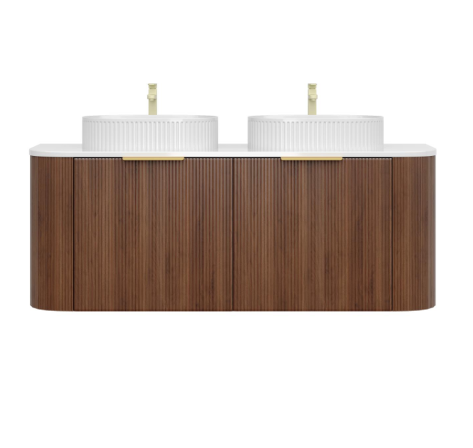 CETO ARTIS-S Wall Hung Vanity Walnut 