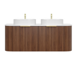 CETO ARTIS-S Wall Hung Vanity Walnut 