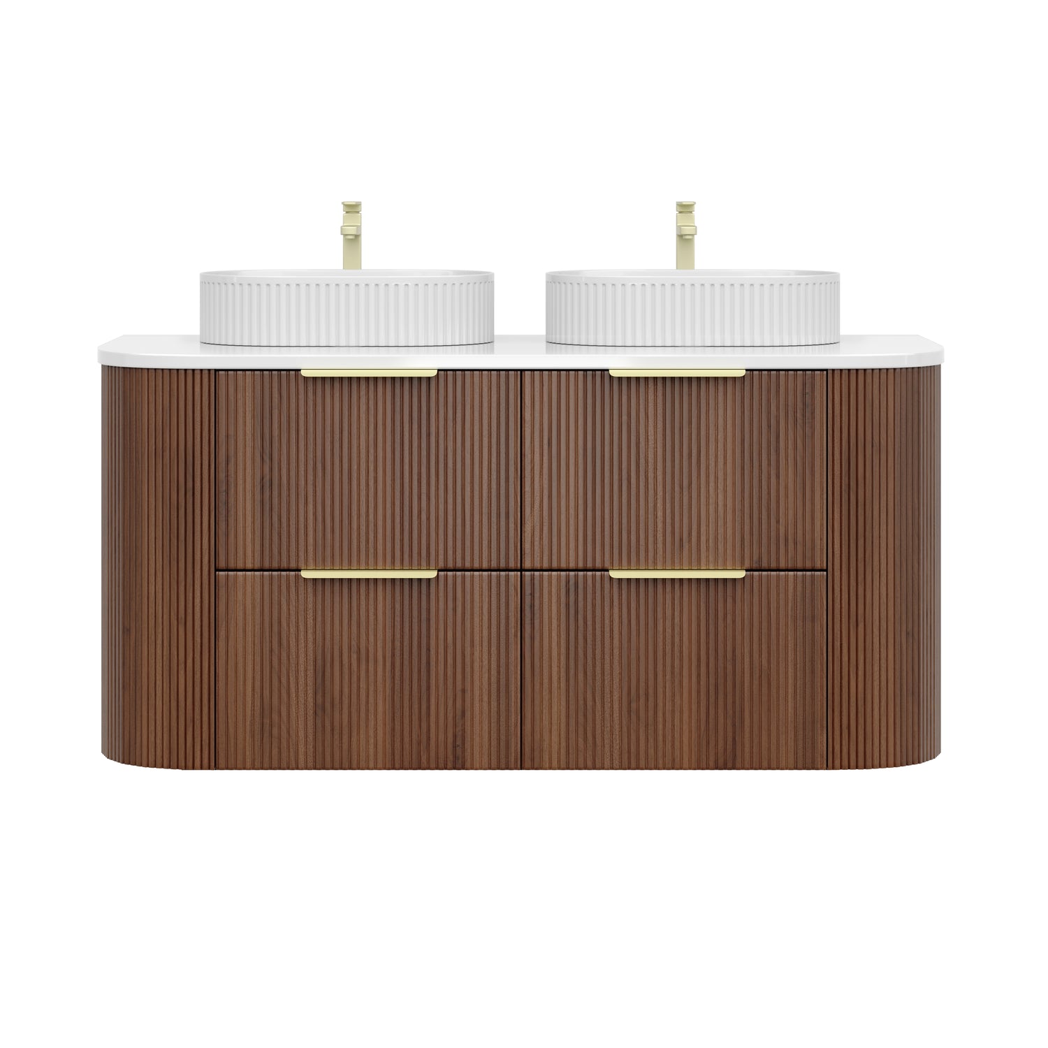 CETO ARTIS Wall Hung Vanity Walnut (All Sizes)