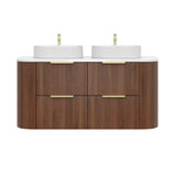 CETO ARTIS Wall Hung Vanity Walnut (All Sizes)