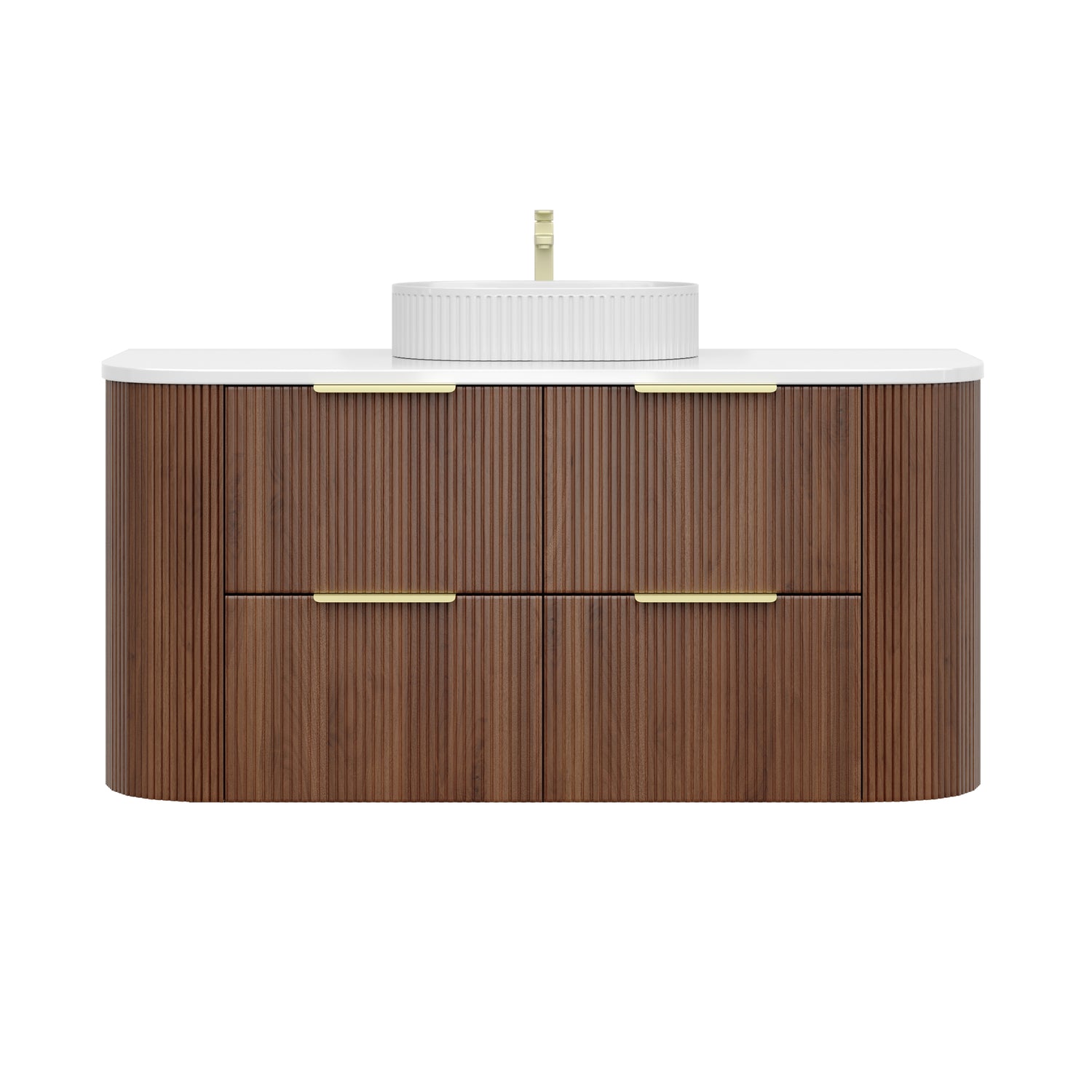 CETO ARTIS Wall Hung Vanity Walnut (All Sizes)