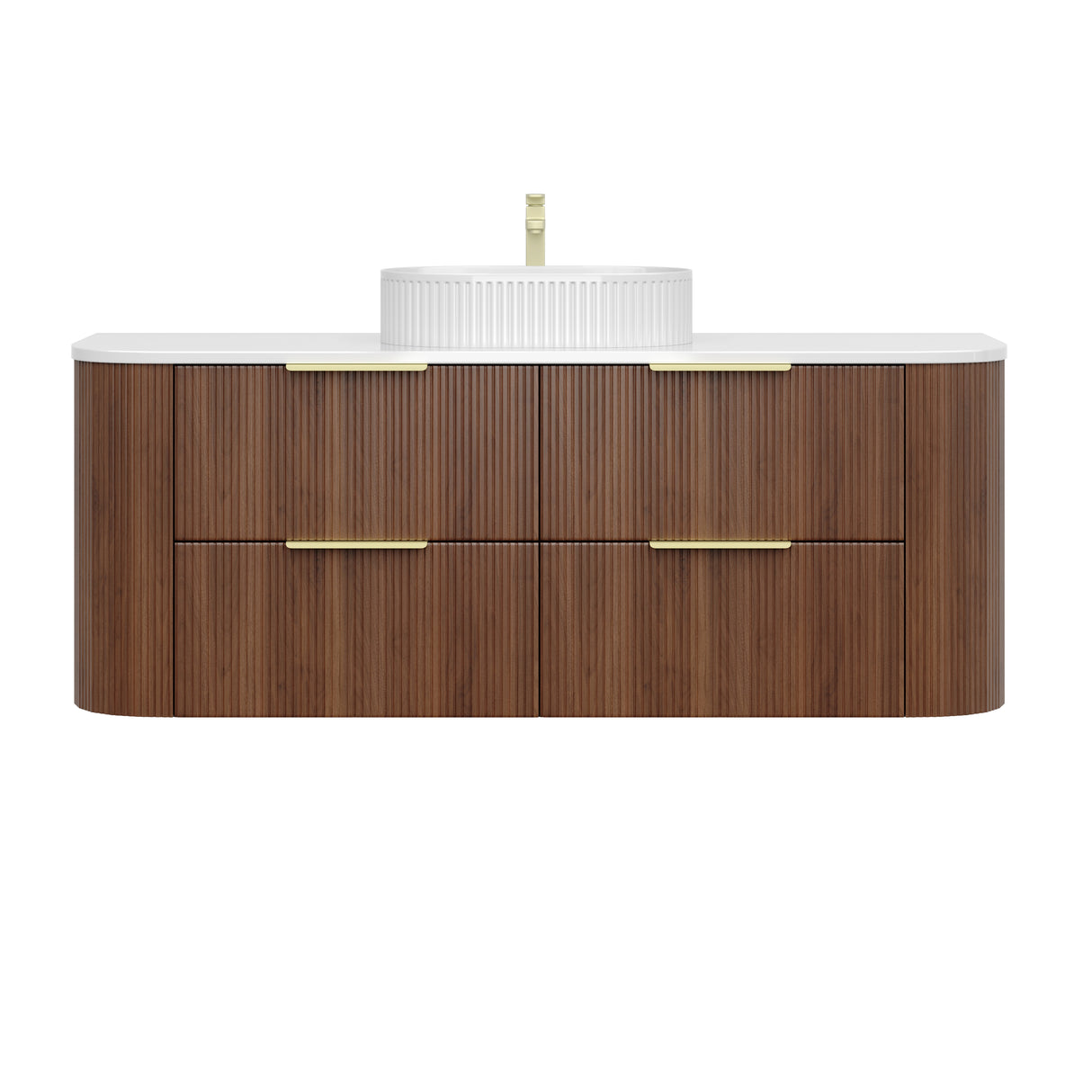 CETO ARTIS Wall Hung Vanity Walnut (All Sizes)