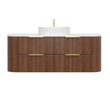 CETO ARTIS Wall Hung Vanity Walnut (All Sizes)