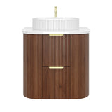 CETO ARTIS Wall Hung Vanity Walnut (All Sizes)