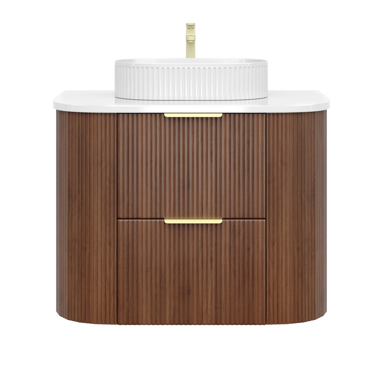CETO ARTIS Wall Hung Vanity Walnut (All Sizes)