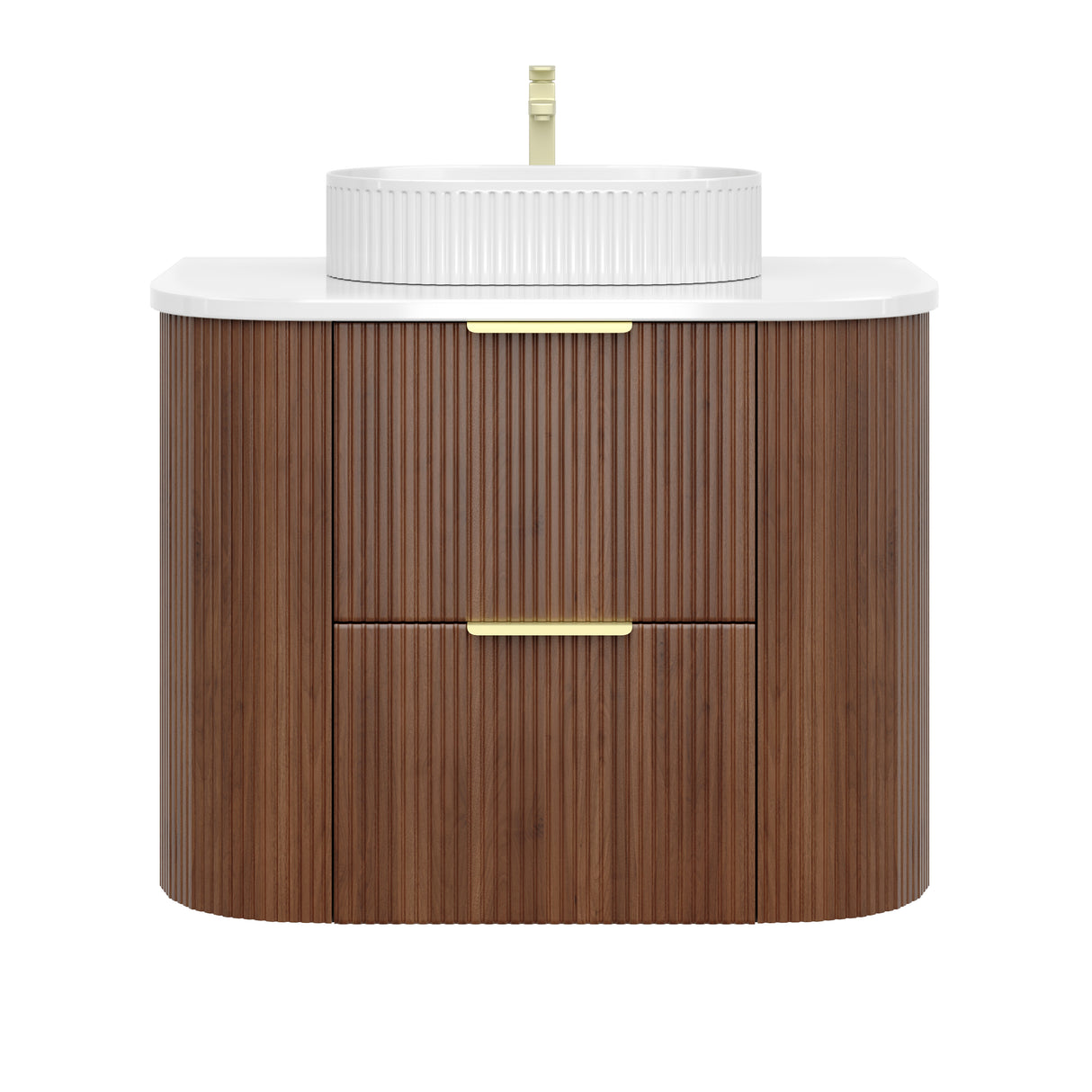 CETO ARTIS Wall Hung Vanity Walnut (All Sizes)