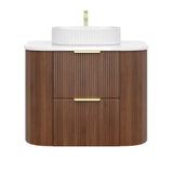 CETO ARTIS Wall Hung Vanity Walnut (All Sizes)