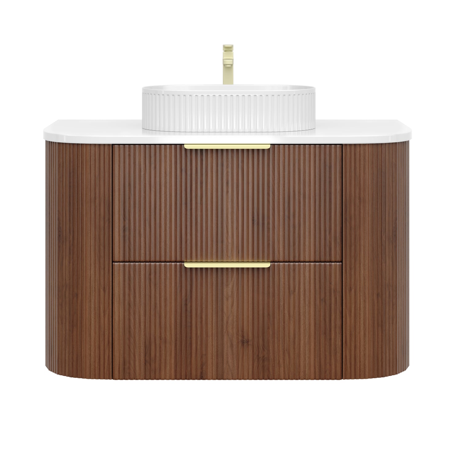 CETO ARTIS Wall Hung Vanity Walnut (All Sizes)