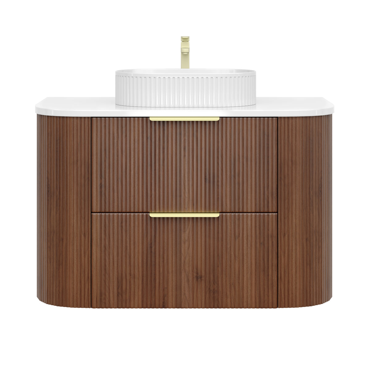 CETO ARTIS Wall Hung Vanity Walnut (All Sizes)