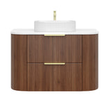 CETO ARTIS Wall Hung Vanity Walnut (All Sizes)