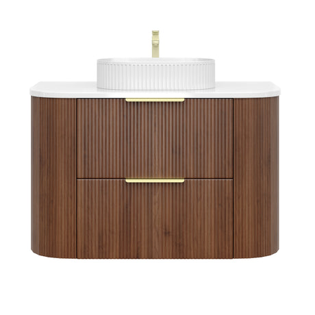 CETO ARTIS Wall Hung Vanity Walnut (All Sizes)