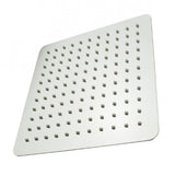10" Square Shower Station Top Bottom Inlet - Chrome