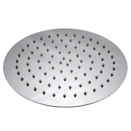 AQU Super Slim Round Rainfall Shower Head 250mm - Chrome
