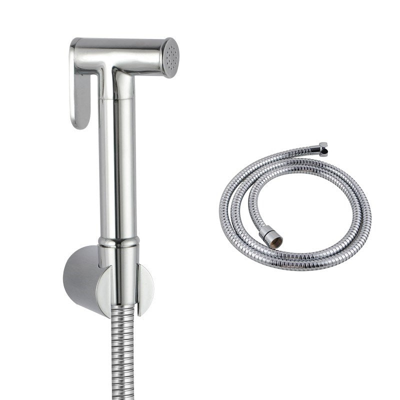 Round Toilet Bidet Spray Kit With Stainless Steel Hose