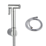 Round Toilet Bidet Spray Kit With Stainless Steel Hose
