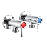 Round Toilet Stop Tap (One Pair)