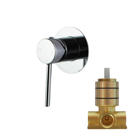 LUCID PIN Wall Mixer 80mm - Chrome