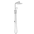 10'' Right Angle Round Shower Station Top Inlet - Chrome