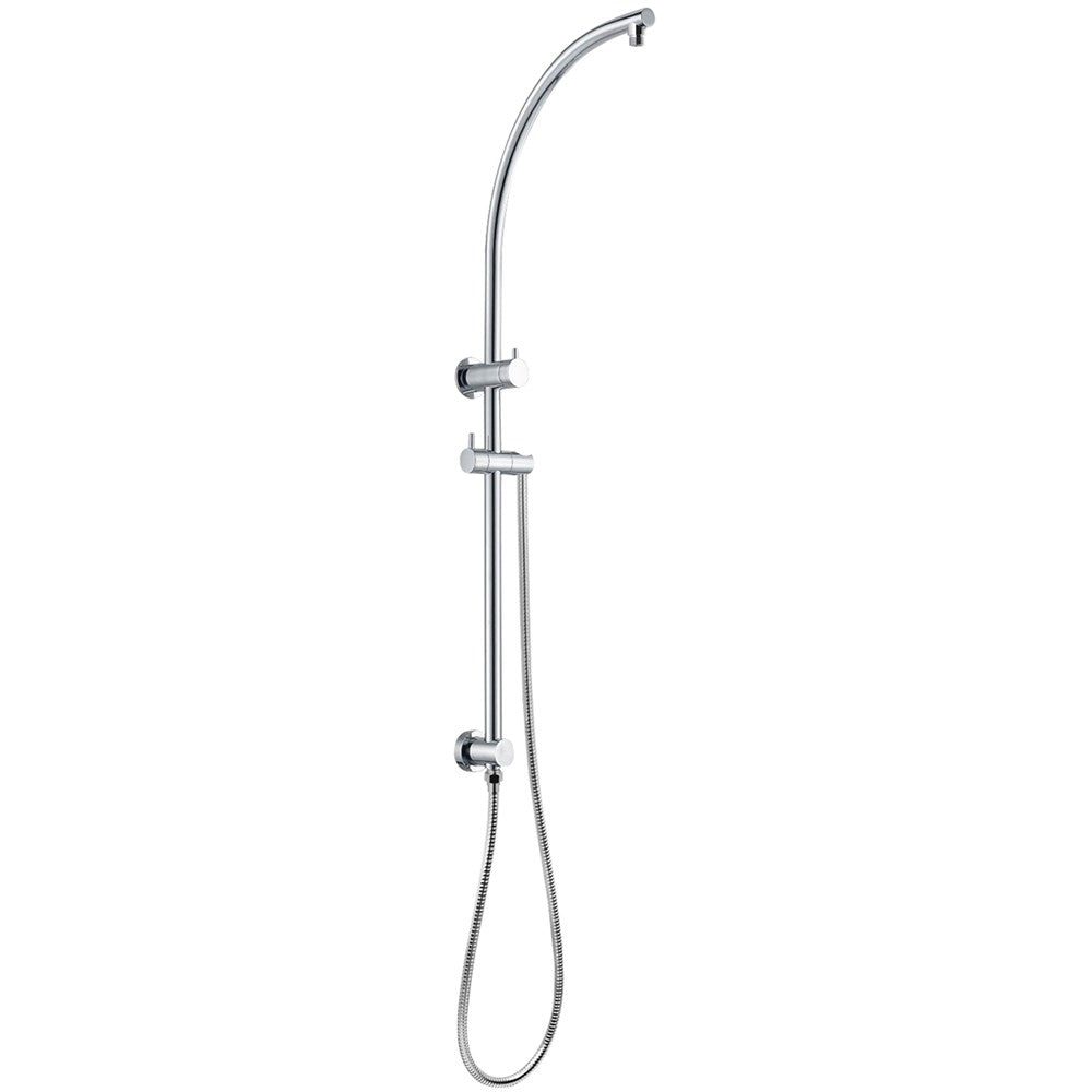 AQU Round Top Inlet Shower Rail