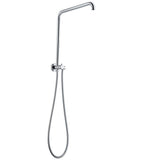 AQU Right Angle Round Top Inlet Shower Rail