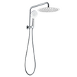 10'' Round Shower Station Top Water Inlet - Chrome