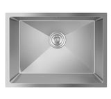 Single Bowl Top/Undermount Kitchen/Laundry Handmade 304 Stainless Steel Sink 580*440*230mm