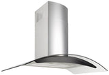 Curved Glass Q Series Rangehood - 900mm