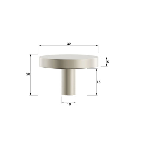 CHLOE - 32mm Handle (Premium Solid Brass Construction)