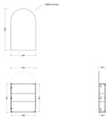 Timberline Church Shaving Cabinet (All Sizes)