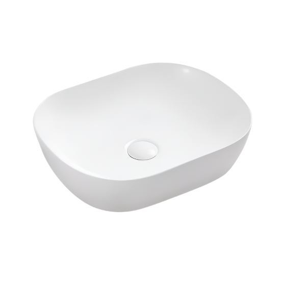 CHUR 43 Above Counter Round-edged Square Basin