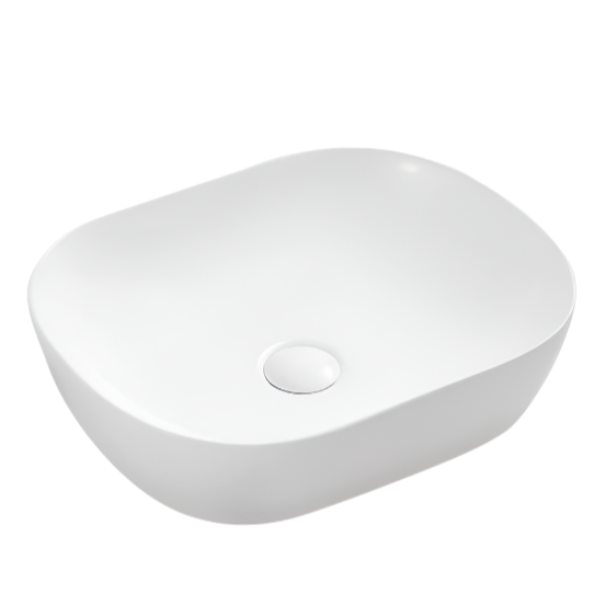 CHUR 46 Above Counter Round-edged Square Basin