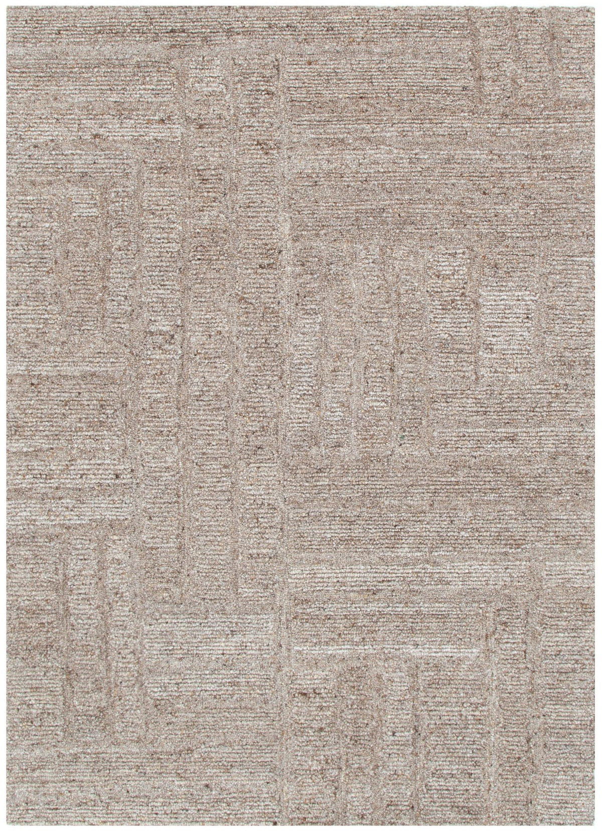 Seren Cocoa Modern Wool Rug