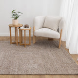 Seren Cocoa Modern Wool Rug