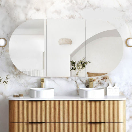 COOGEE Shaving Cabinet 1500mm Woodland Oak with Optional LED