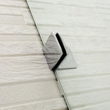 COVEY Frameless Fixed and Swing Panel Double Hinged Clear Bathtub Screen